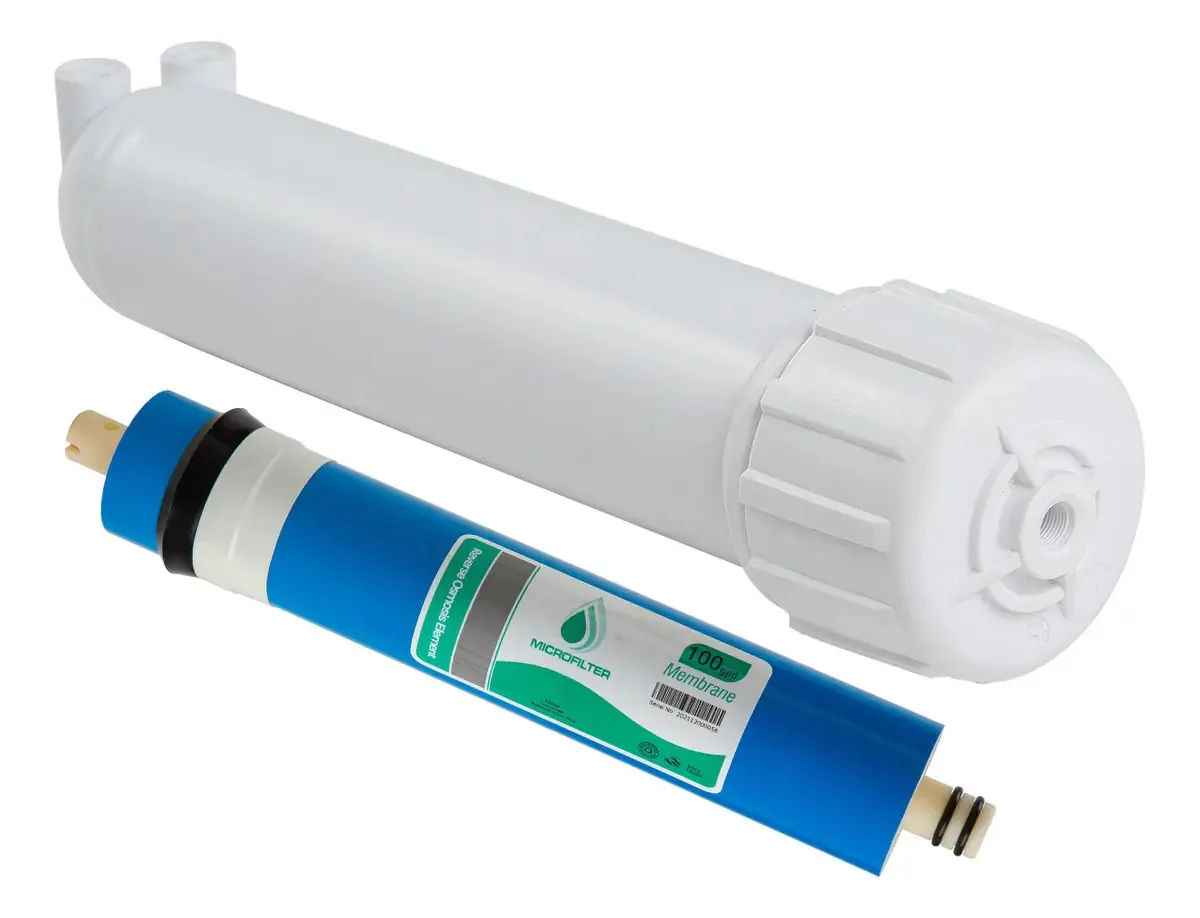 Kit Filtro Osmose Carcaça + Membrana 100gpd