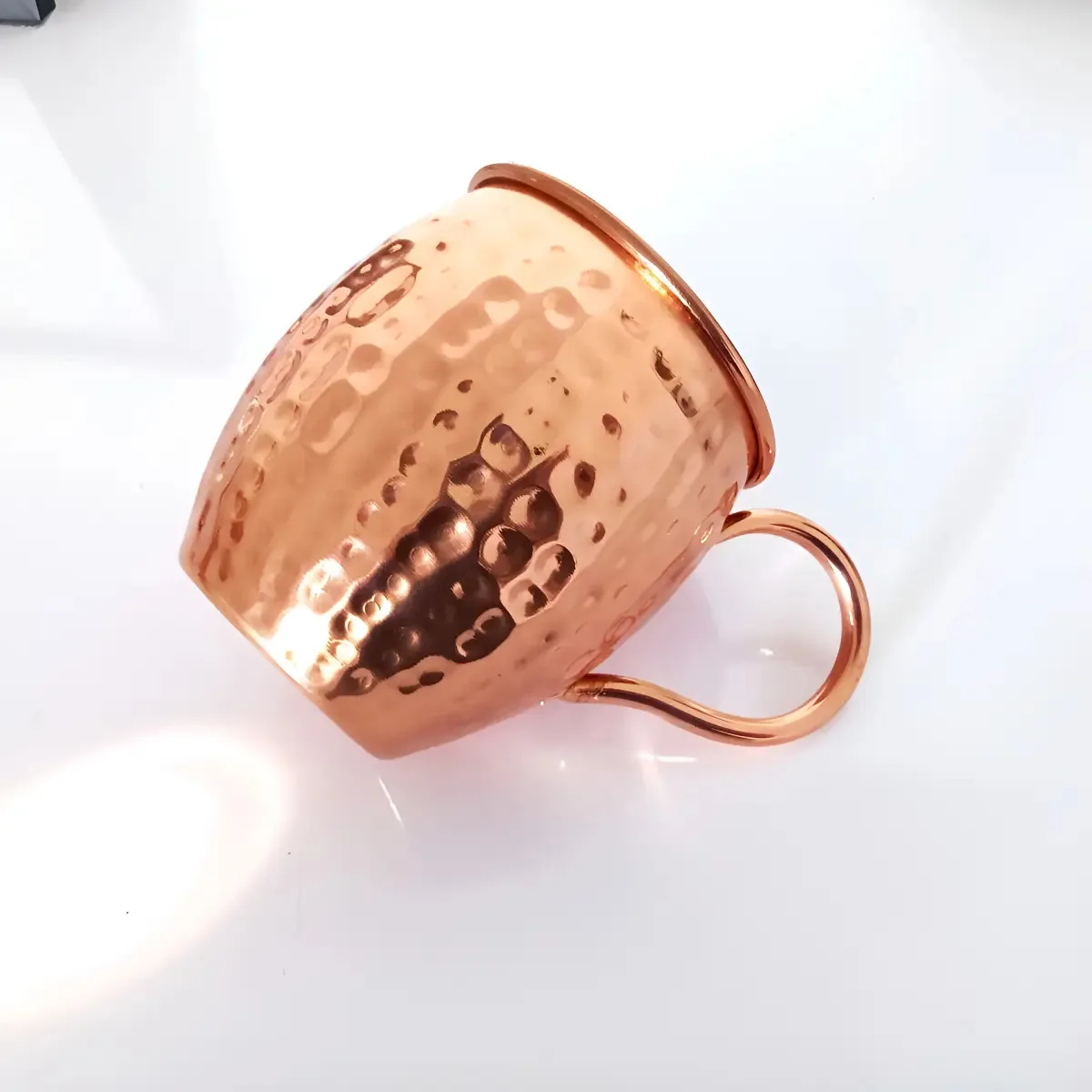 Caneca Moscow Mule 100% Cobre 500ml Martelada