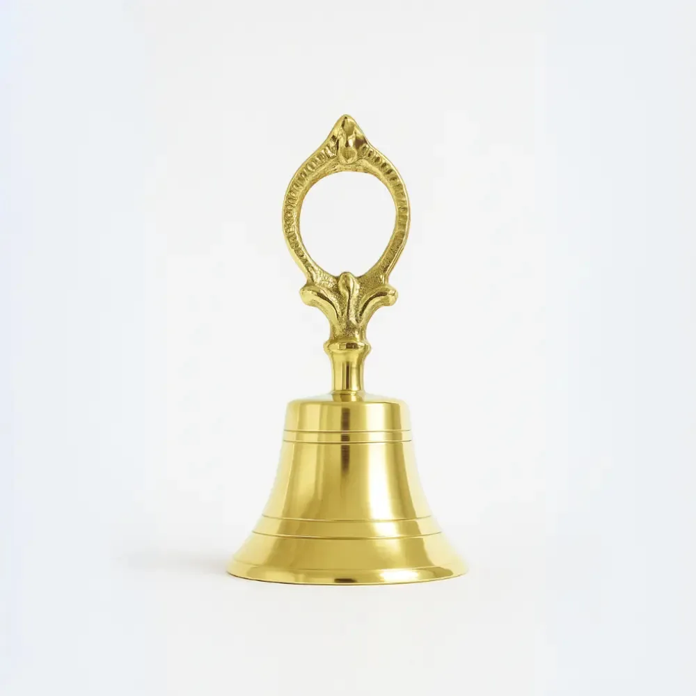 Sino De Mão Para Papai Noel Em Bronze