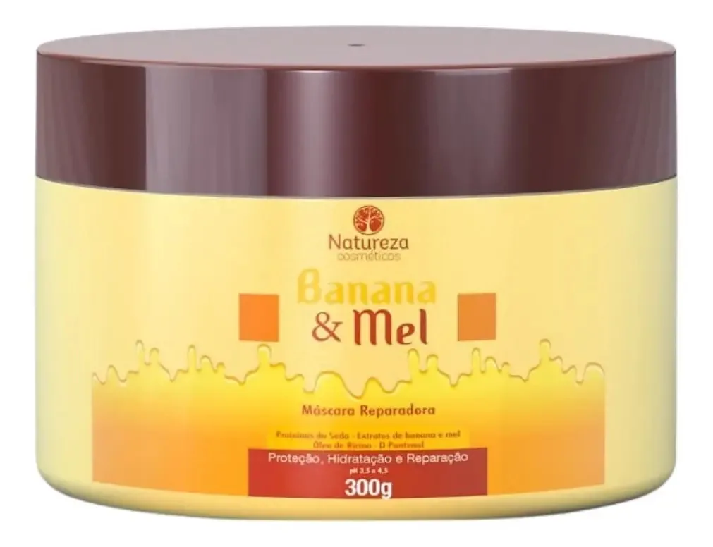 Máscara Banana e Mel 300g - Natureza Cosméticos