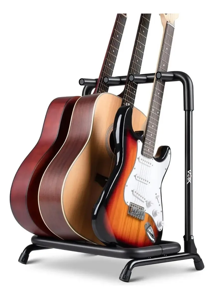 Suporte Para 3 Instrumentos Voik SCI-3 Violão Guitarra Baixo