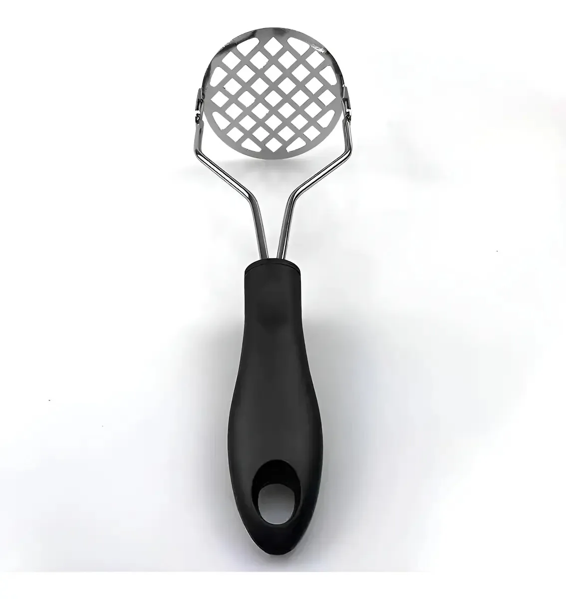 Amassador de Batatas e Legumes de Aço Inoxidável com Cabo de Plástico