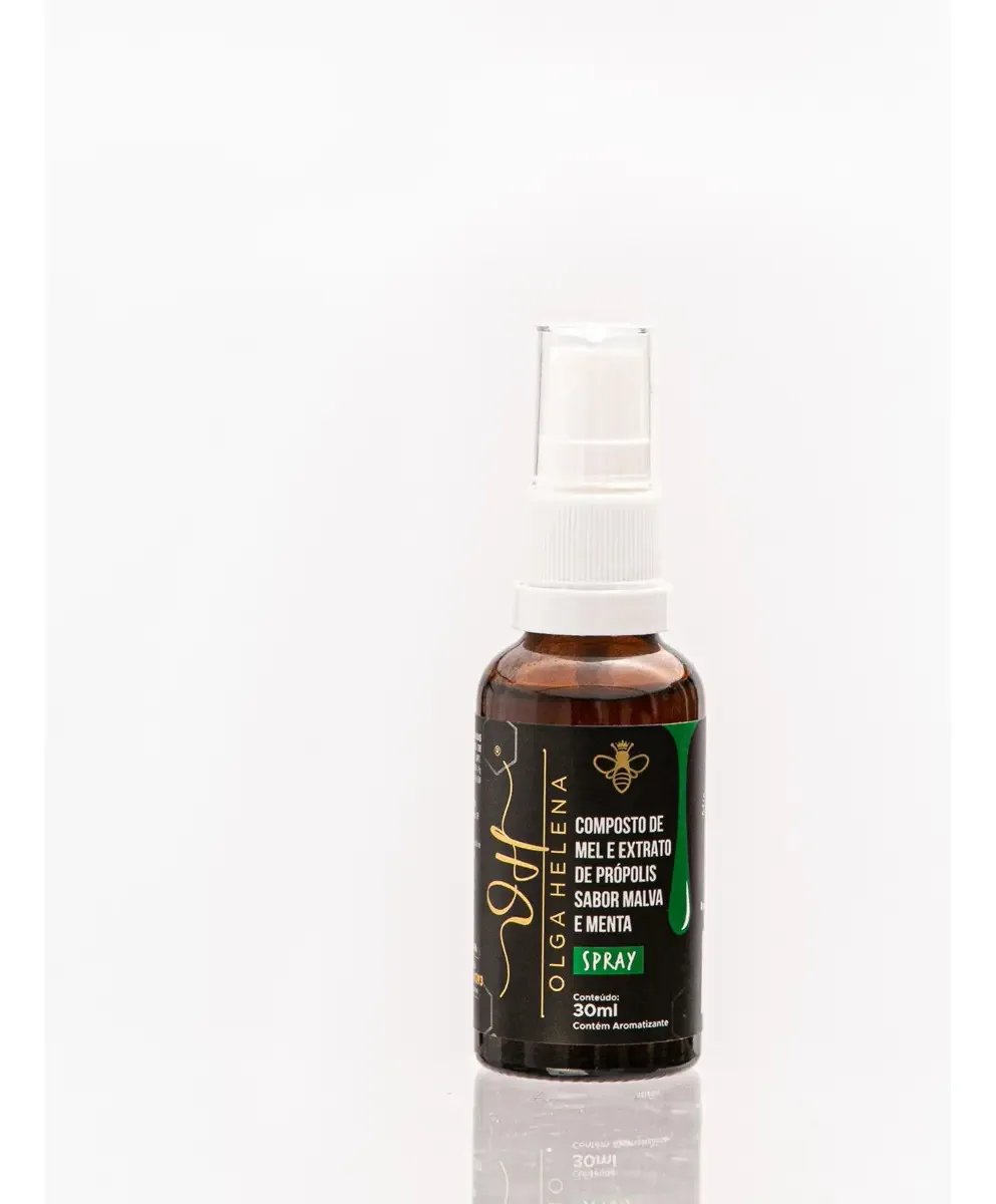 Mel E Própolis Em Spray - Malva E Menta