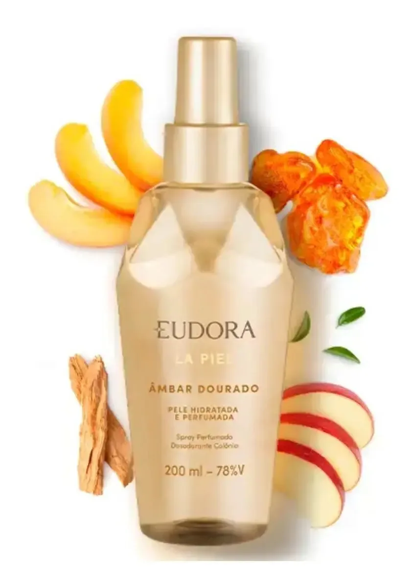 Eudora La Piel Fragrância Âmbar Dourado
