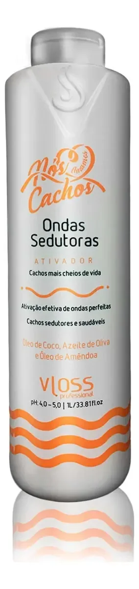 Ativador Ondas Sedutoras, Com Óleo De Coco E Oléo De Amêndoa
