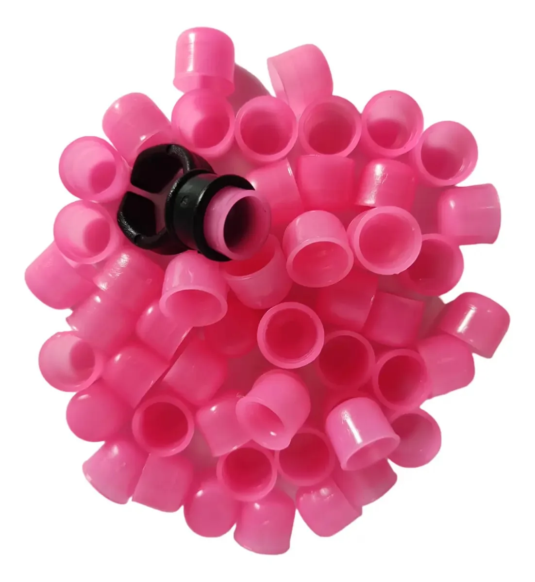 Kit 50 Batoque Descartável 11mm + 1 Anel Micropigmentação