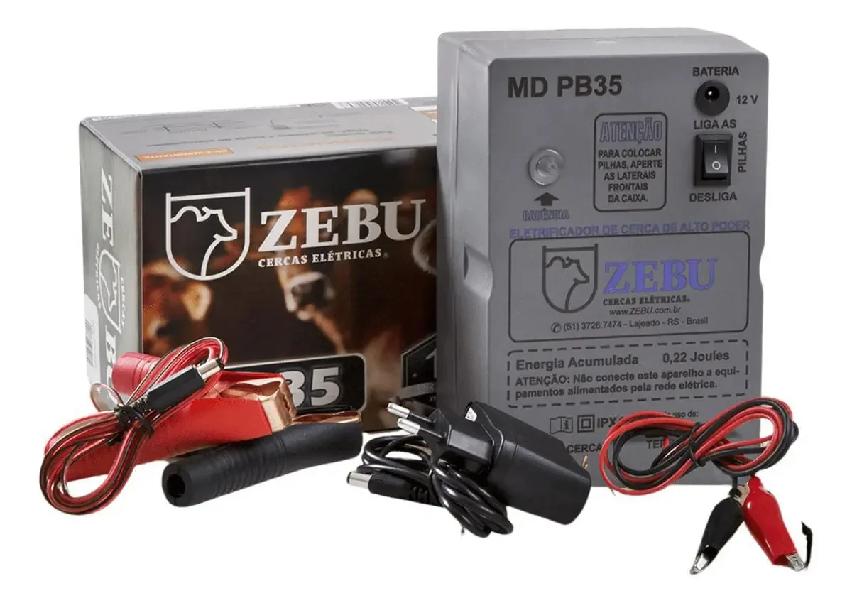 Eletrificador De Cercas Zebu Md Pb35