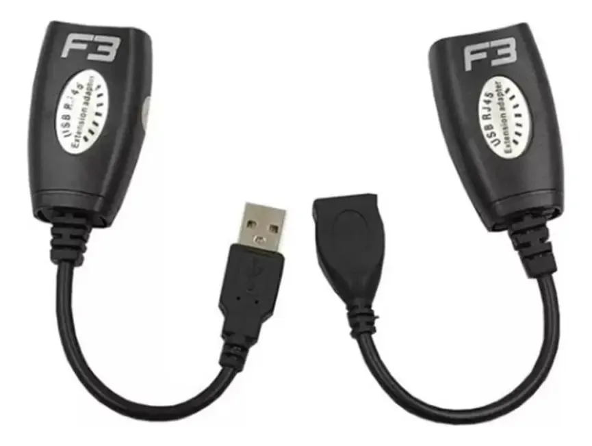 Adaptador Aumenta A Distância De Uma Conexão Usb