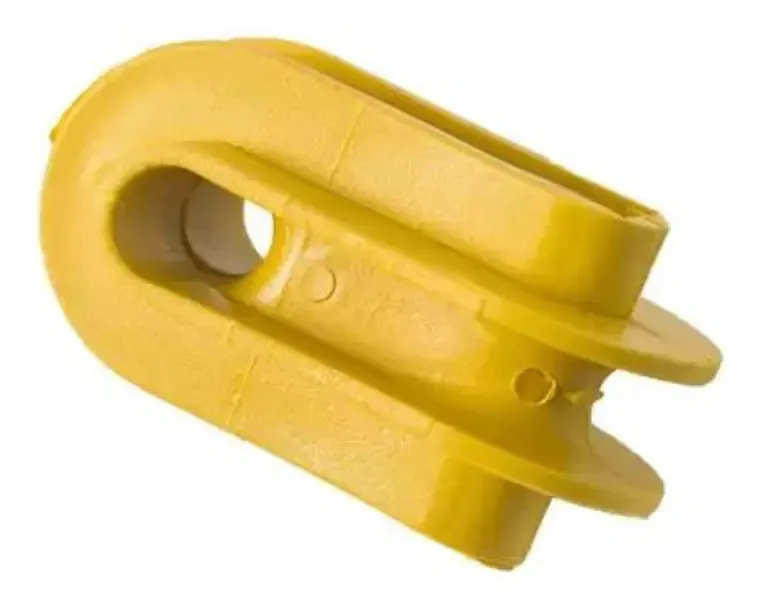 Isolador W Castanha Amarela Fuzil Com Resistência UV e Intempéries
