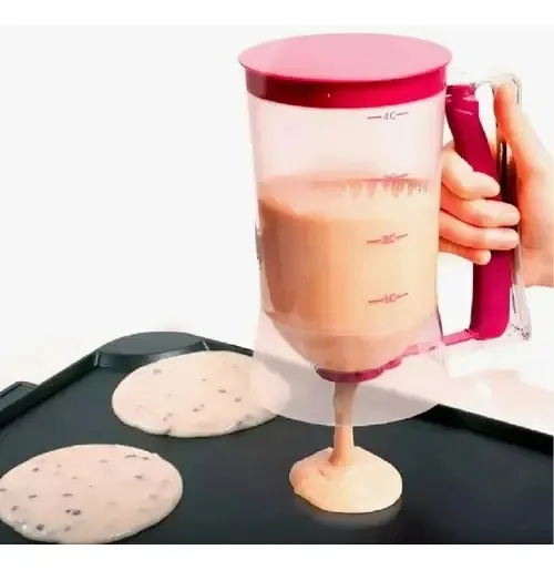 Dosador de Massa Com Gatilho YDH 900ml Plástico Transparente Confeitaria