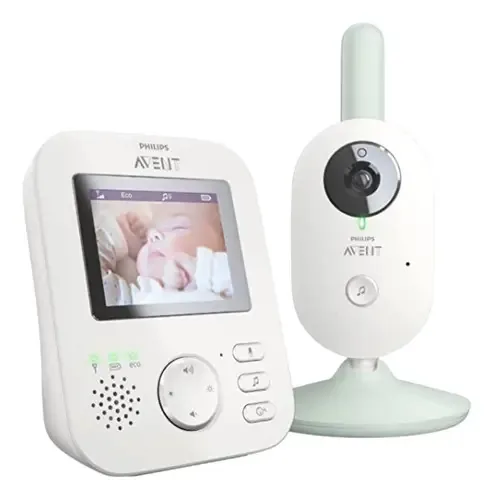 Babá Eletrônica Câmera Vídeo Visão Noturna 2,7 - Philips Cor Branco