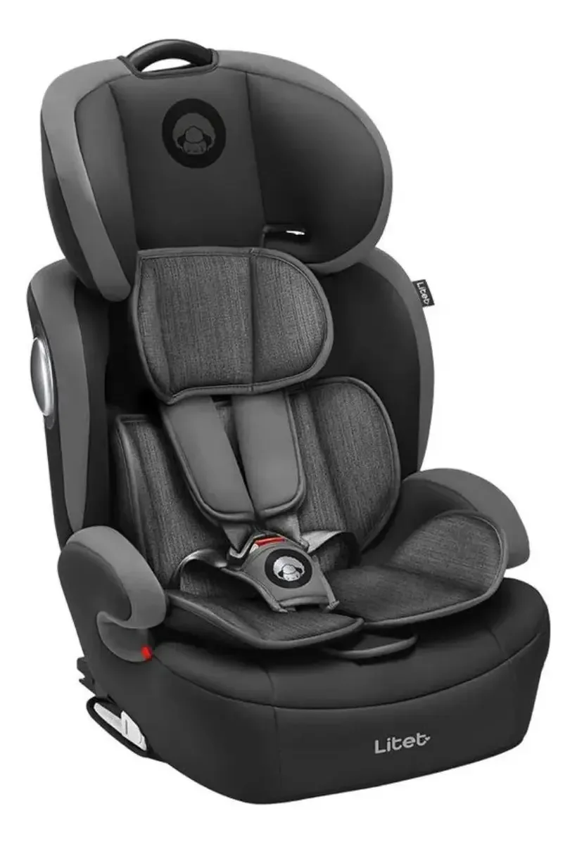 Cadeirinha, Assento Elevação Bebê Carro Cinza Safemax-litet