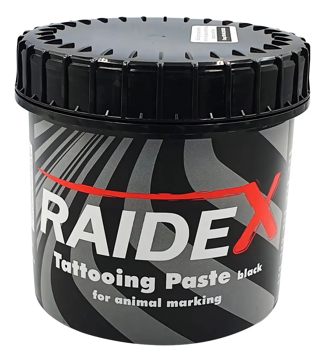 Tinta Tatuagem Animal Raidex Preta 600g Tatuador Orelhas