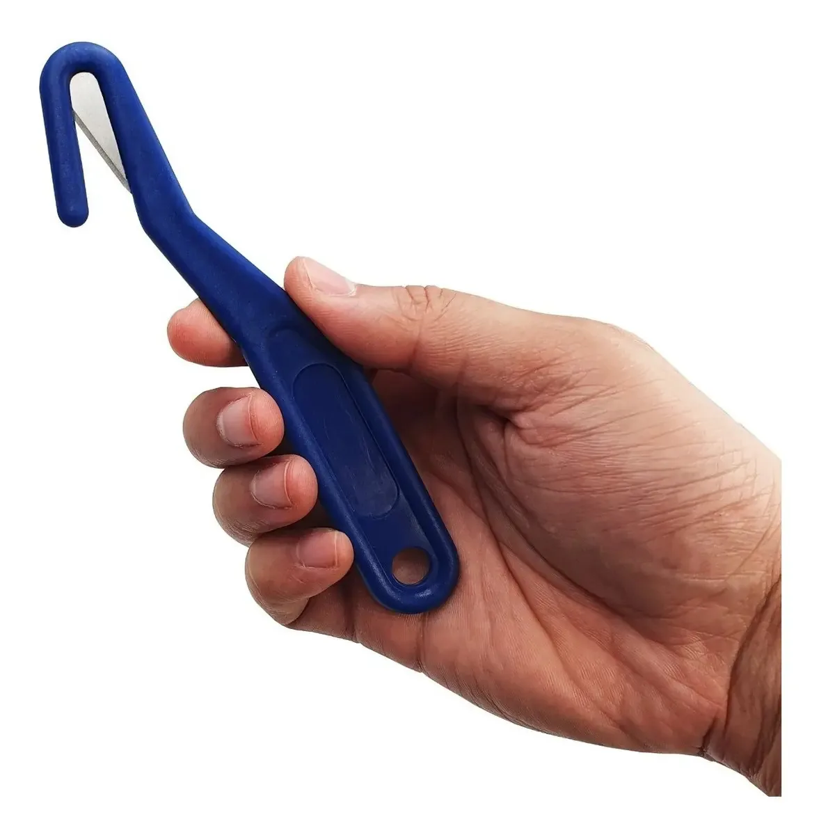 Extrator Removedor De Brincos Para Bovinos Caprinos Ovinos Cor Azul