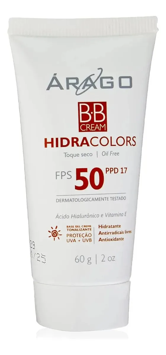 Protetor Solar Bb Cream Natural Árago