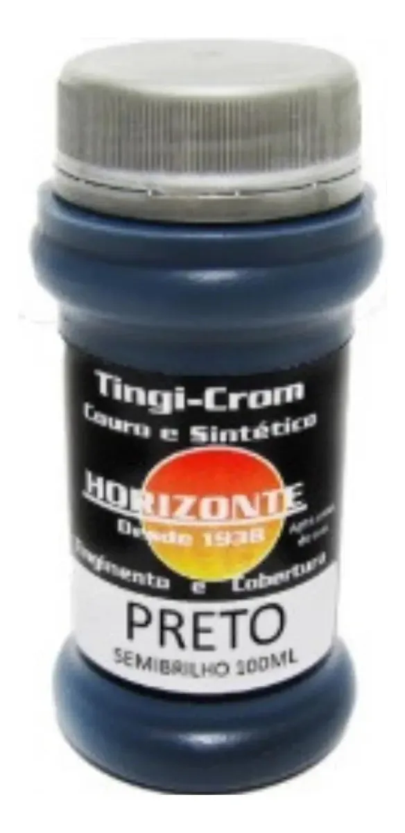 Tinta Horizonte - 100 Ml - Cor: Preto - Semi Brilho