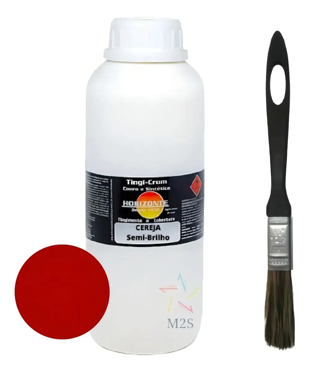 Tinta Couro Geral Semibrilho Pincel Especial 900 Ml