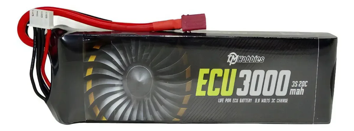 Bateria Life 3000mah 9,9v 3s Ecu De Turbina Tm Hobbies