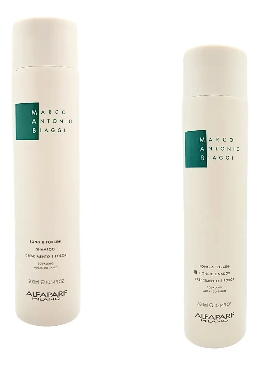 Kit Shampoo e Condicionador MAB Long Force Crescimento e Força 600ml