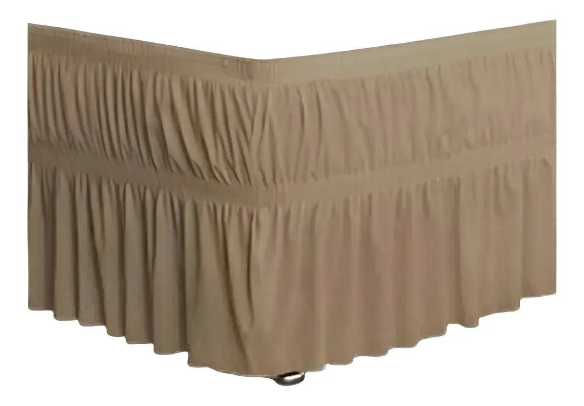 Saia Para Cama Box Casal Padrão Elastico Duplo Reforçado