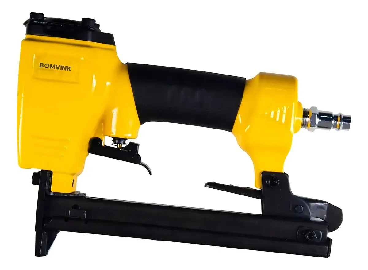 Grampeador Pneumático Bomvink 10-22mm Profissional para Madeira