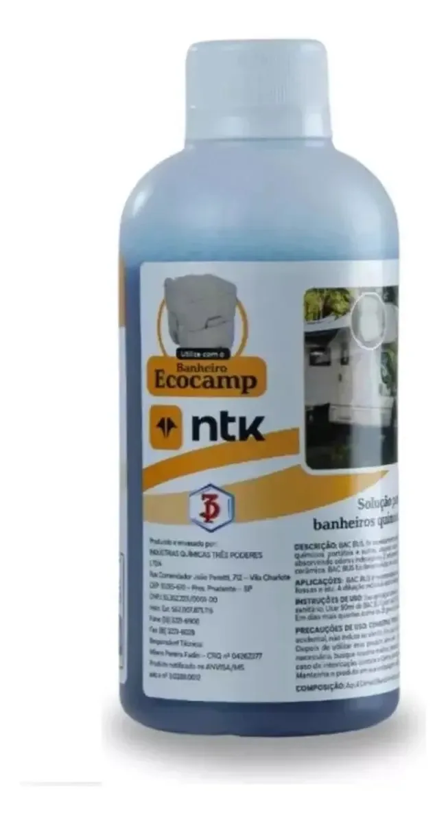 Solução P/ Banheiro Químicos 250 Ml Bac Bus Barco Veleiro