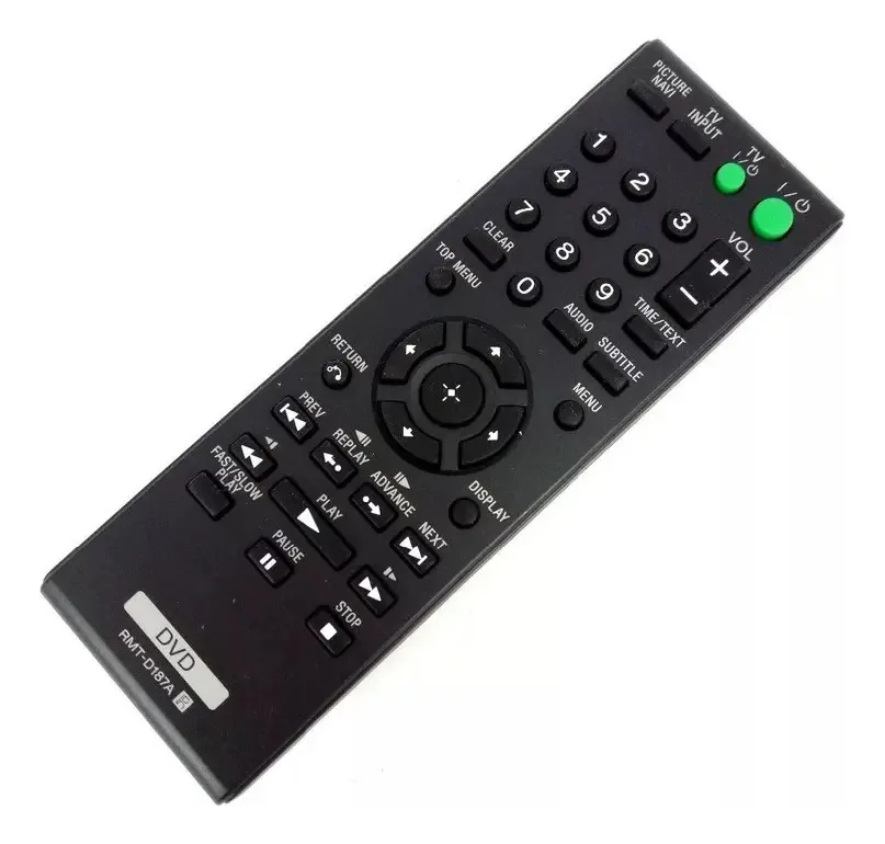 Controle Compatível Sony Dvd Dvp-sr370