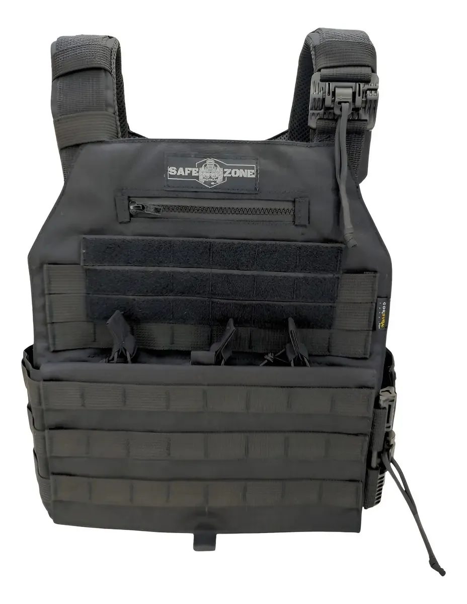 Colete Plate Modular Combat Szt Preto Cordura
