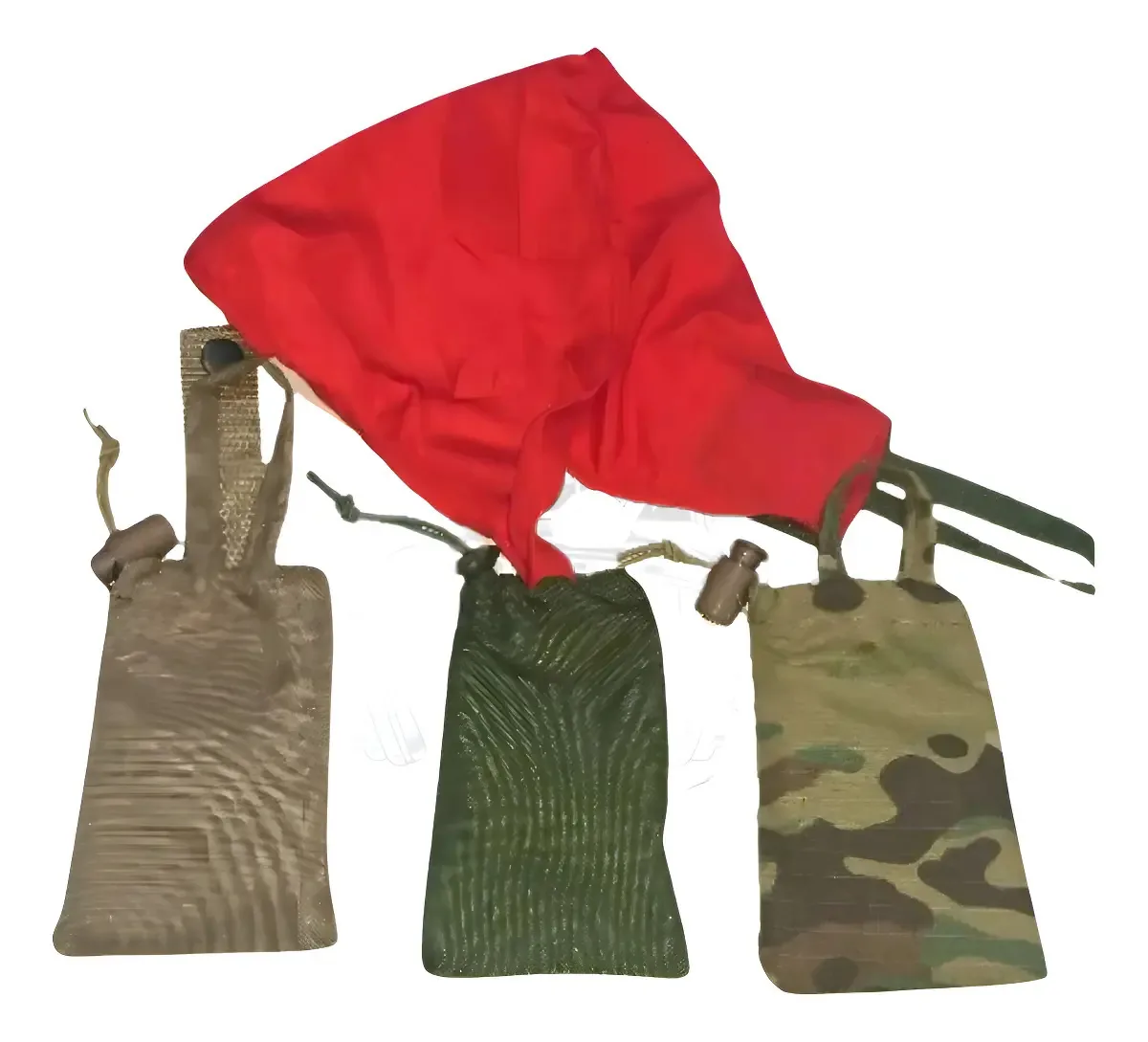 Bolso Modular Multicam JP Equipamentos com Pano Vermelho Ripstop