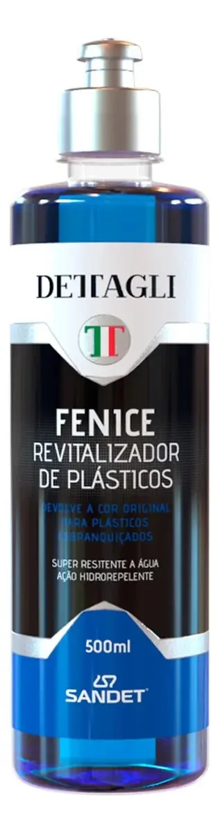 Revitalizador de Plásticos Dettagli Fenice Sandet 500ml Azul