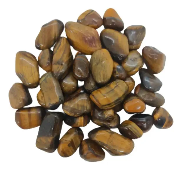 Kit De Pedras Naturais Olho De Tigre - 0,5 A 2 Cm 100g