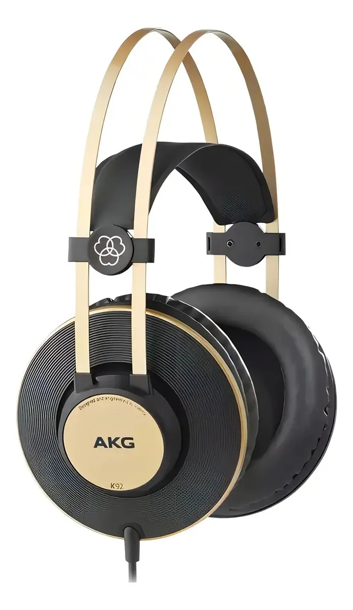 Fones De Ouvido Akg K92 Fechados Drivers De 40mm Cor Preto