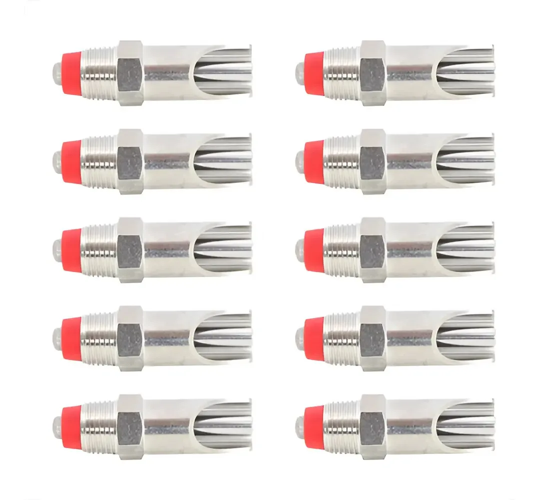 Kit 10 Bico Bebedouro Automático Aço Inox Suínos Porcos Cor Fresta Grande