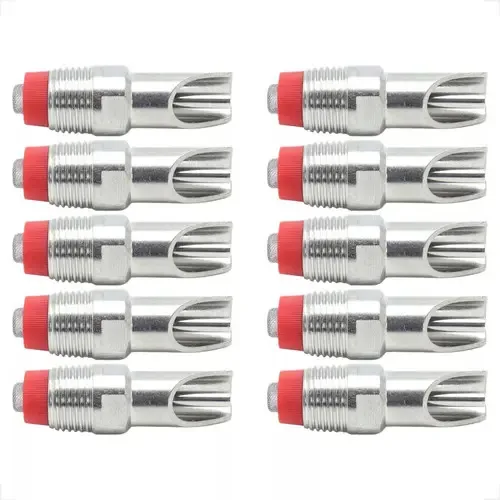 Kit 10 Bico Bebedouro Automático Aço Inox Suínos Porcos Cor Fresta Pequeno