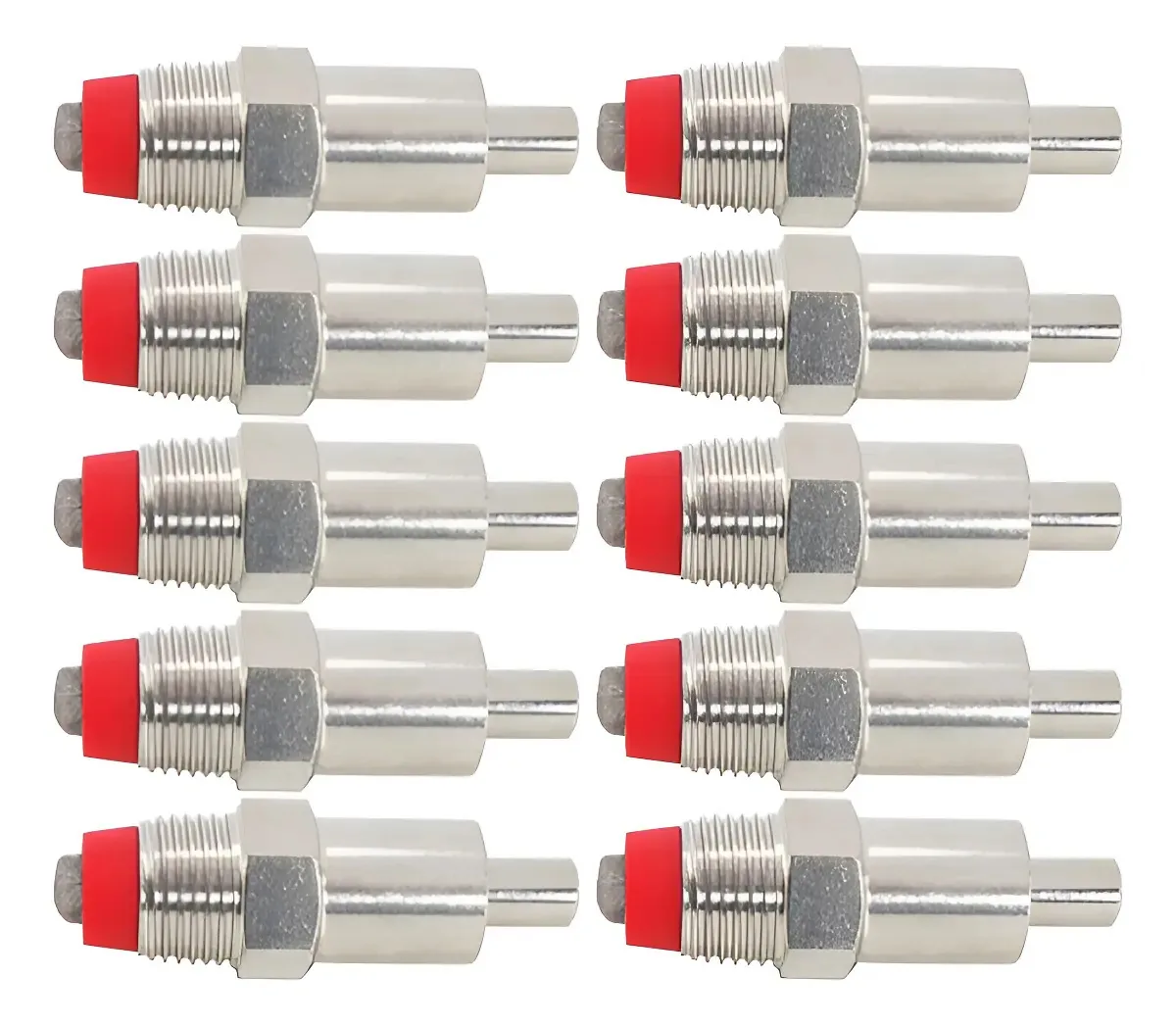 Kit 10 Bico Bebedouro Automático em Aço Inox para Suínos e Porcos