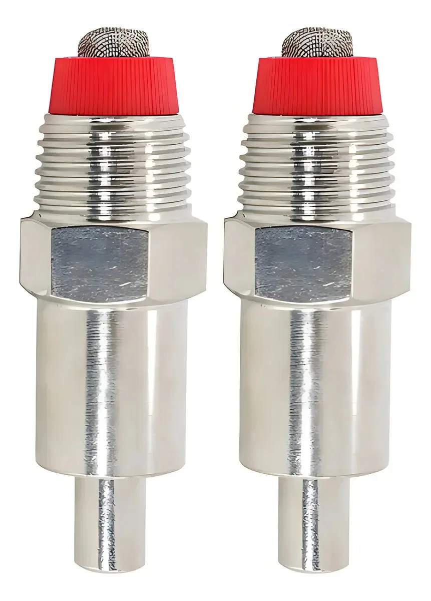 Kit 2 Bebedouro Bico Suínos Automático Aço Inoxidável Cor Cinza