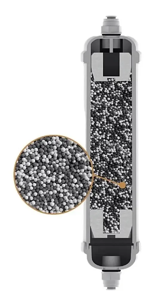 Filtro Refil Alcalinizador Remineralizador 1/4 Planeta Água Cor Branco
