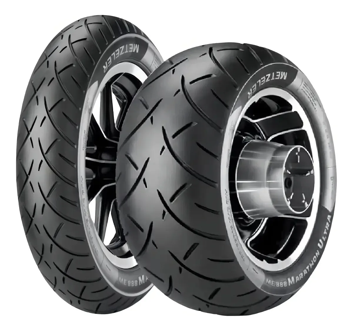 de Pneus a Moto Metzeler ME888 Dianteiro 120/70-21 e Traseiro 260/40R18 Roadster