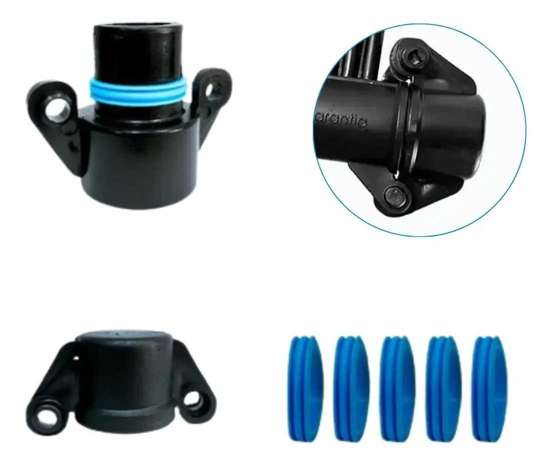 Conector C/ Oring Azul P/ Coletor Ts Solar