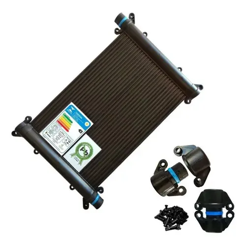 Kit Aquecedor Piscina Solar 10 Placas 5 m