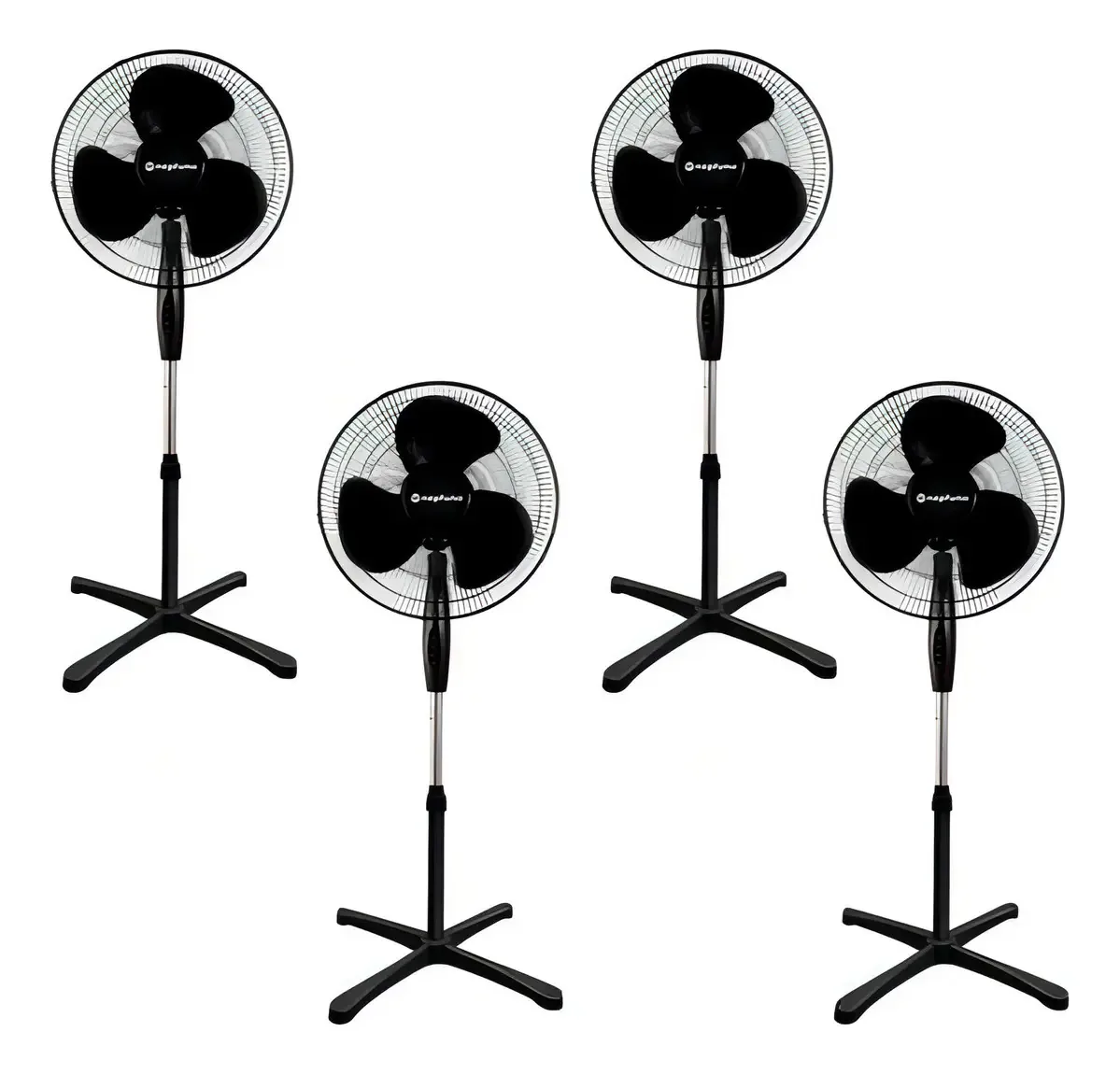 Kit Com 4 Ventiladores De Coluna Neptuno 40cm