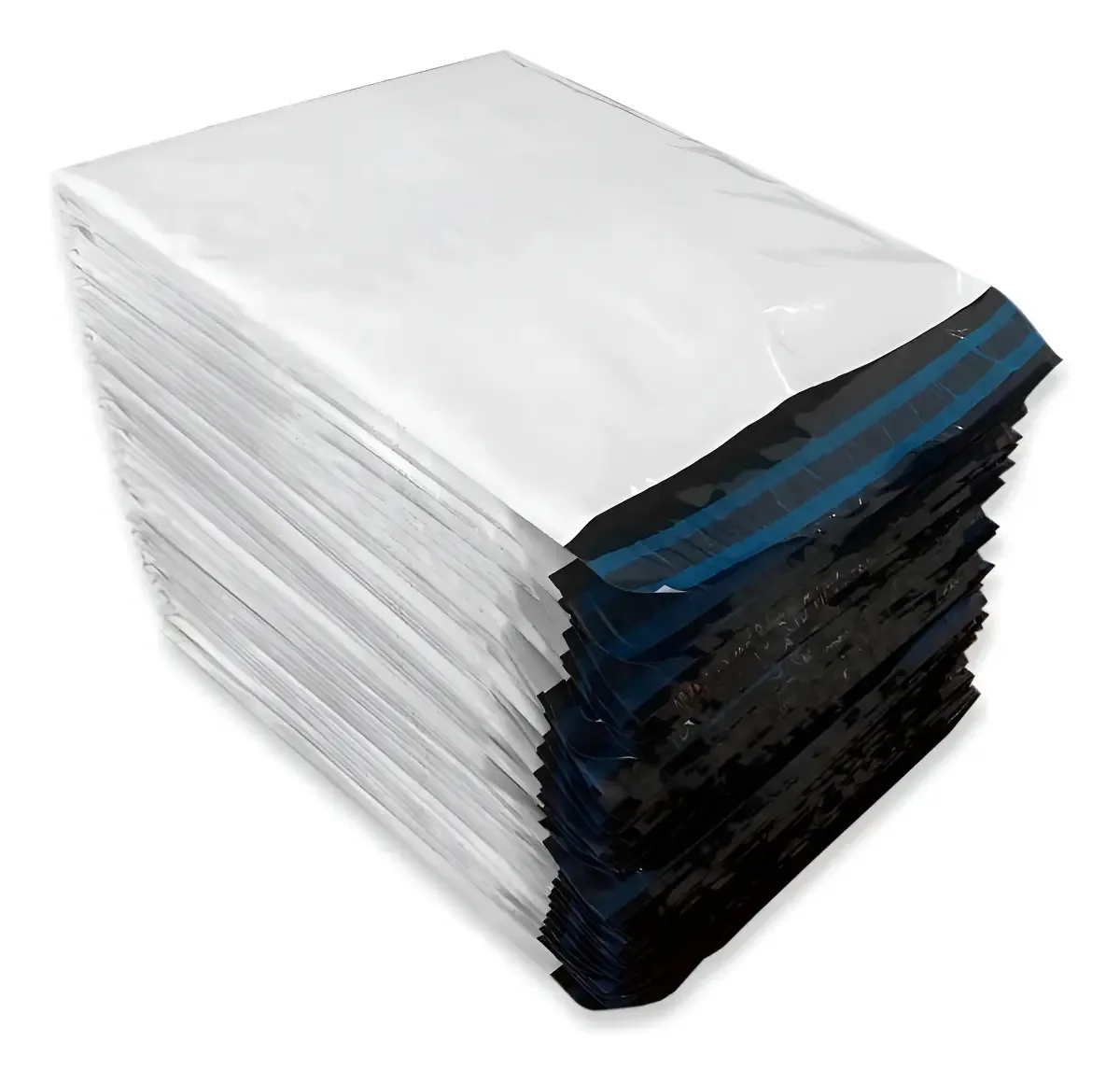 Bolsa De Segurança Super Embalagem Kit 500 Un Saco Envelope 19x25 Mercadoria Correios Preto
