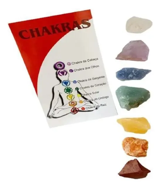 Kit De Cristais - 7 Chackras Bruto