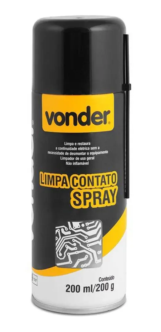 Limpa Contato Spray 162ml 200g Vonder