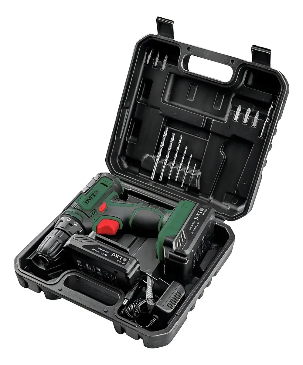 Parafusadeira Furadeira A Bateria 20v Pfd020 Bivolt Dwt