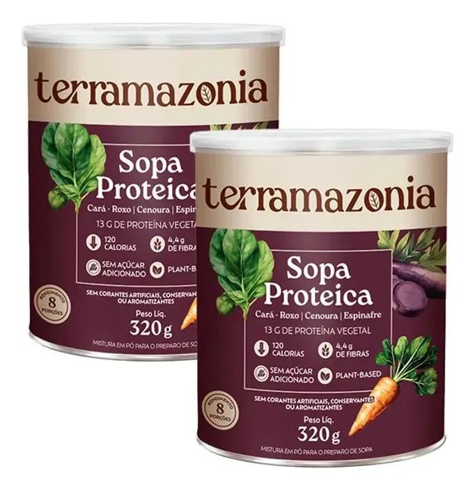 Kit 2x: Sopa Proteica Terramazonia 320g