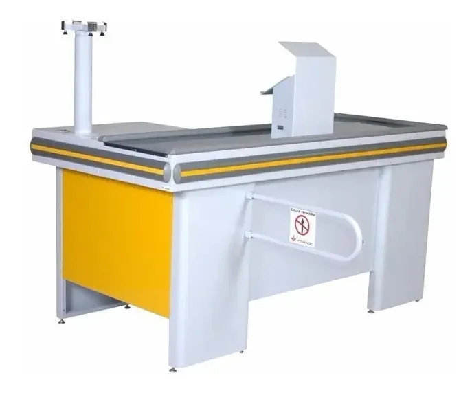 Check-out Atendimento Venâncio 2,00m Ck2af Cor Amarelo