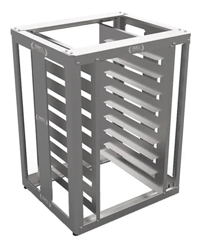 Mesa Bancada Apoio 8 Níveis Fornos Fcsb4e Cfcs Inox Venâncio