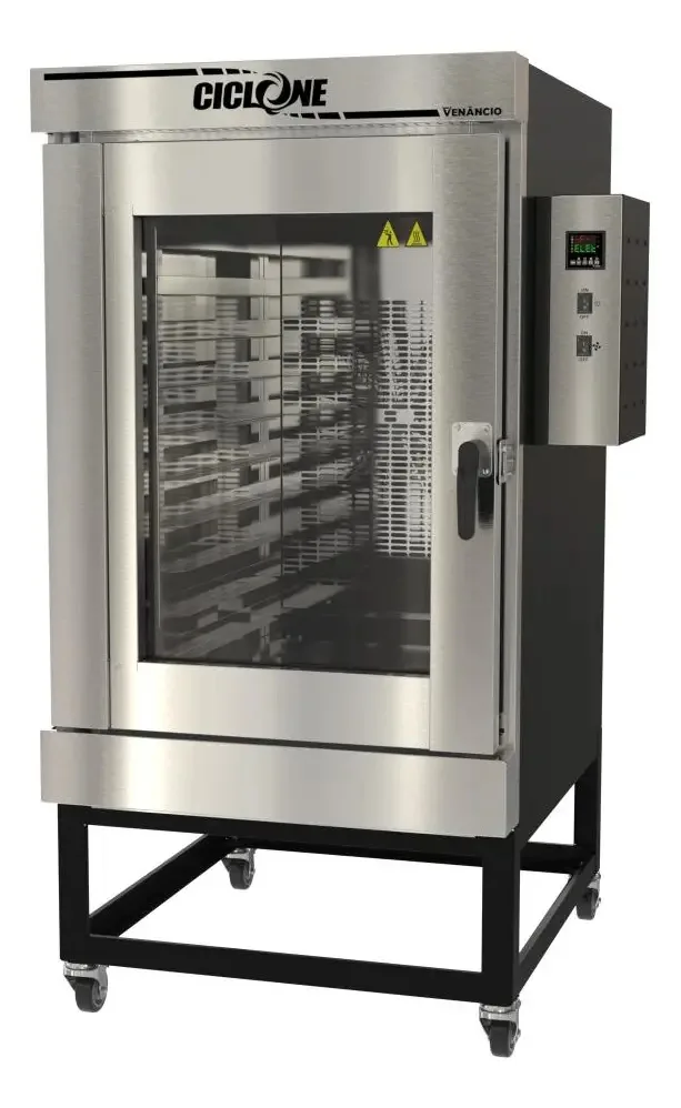 Forno Turbo Elétrico Venâncio Ciclone 10 Esteiras 380V Padaria