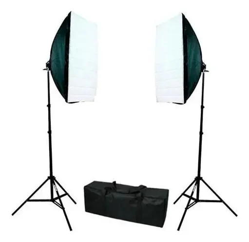 Estudio Luz Contínua Newborn Softbox 70cm E27 Para Youtubers